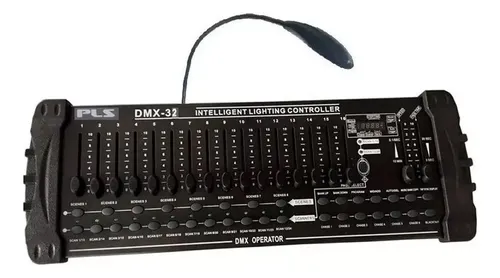 comprar Controlador Pls Dmx-32 Consola 384 Canales Con Lámpara Led P