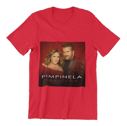 Polera Unisex Pimpinela Duo Traicion 2023 Estampado Algodon