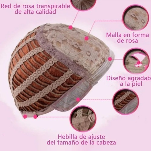 . Peluca De Cabello Humano Largo Natural Degradado A1