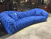 Comprar Sofa Sillon 3 Cuerpos Chesterfield Alce  Pana O Chenille