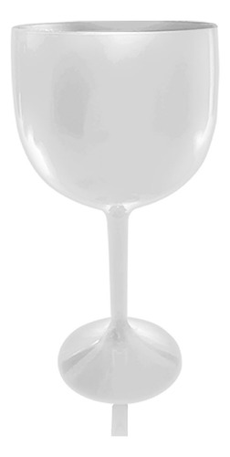 Taça Gin Krystalon Branca Acrílico Ps 550 Ml