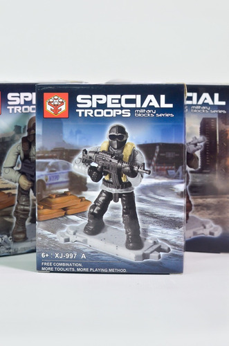 Soldados Combate Tropas Especiales 12 Modelos Bochatoys