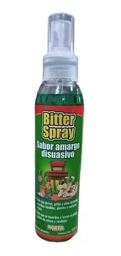 Spray Bitter Disuasivo Anti Mordida Perros Gatos Porta 125ml