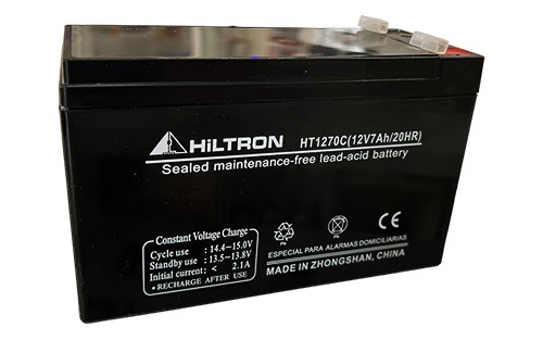 Imagen 3 de 4 de Bateria 12v 7a 7ah 7amp Gel Recargable Alarma Ups Luces Led