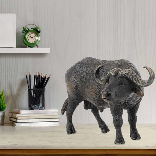 Simulação De Brinquedo Infantil De Decoração De Búfalo De Mo