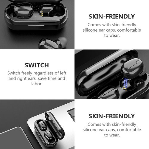 1 Juego De Auriculares Inalámbricos, Auriculares Deportivos,