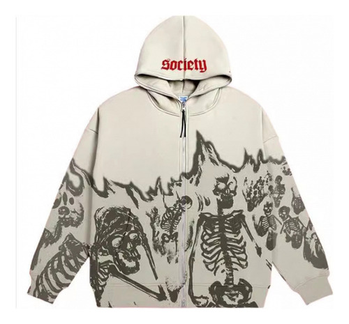 Sudadera Con Capucha Para Jóvenes Con Diseño De Calavera Par