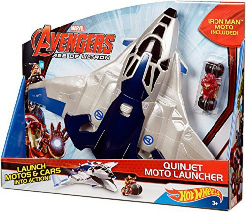 Quinjet Avengers Moto Launcher Hotwheels + Envio Gratis *