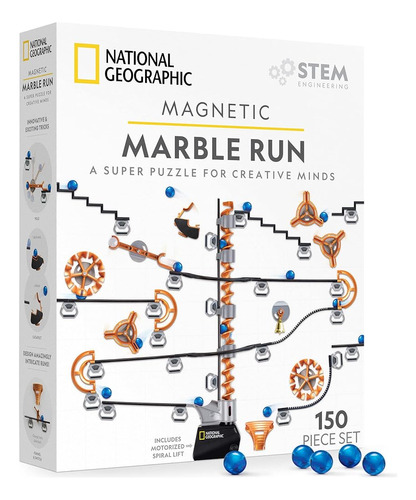 National Geographic Magnetic Marble Run - Set De Construcció