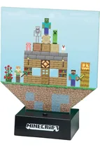 Comprar Lampara Minecraft Personalizable 140 Stickers Detalle Estructura Negro