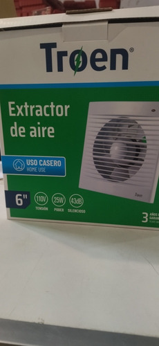 Extractor De Aire 6 Pulgadas, Domestico Baños, Cocina 110v