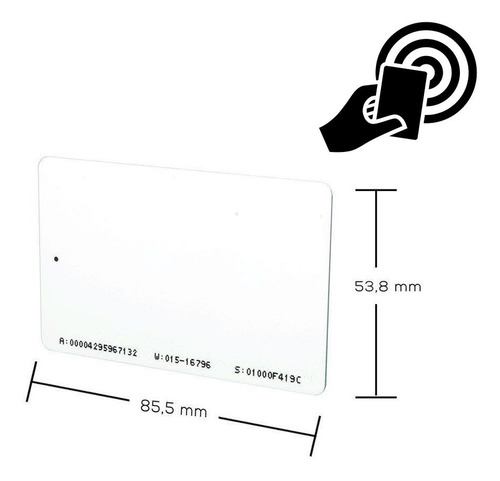 Imagem 5 de 6 de Carto Pvc Proximidade Iso Rfid 125khz - 2.500 Unidades