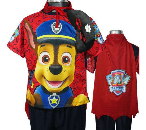 Conjunto Niño Paw Patrol Luz Led