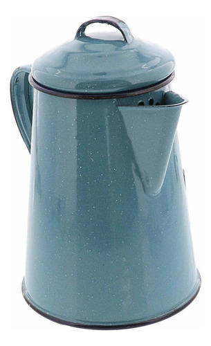 Cinsa Enamelware Coffee Pot (turquoise Color) 6 Cups Camp