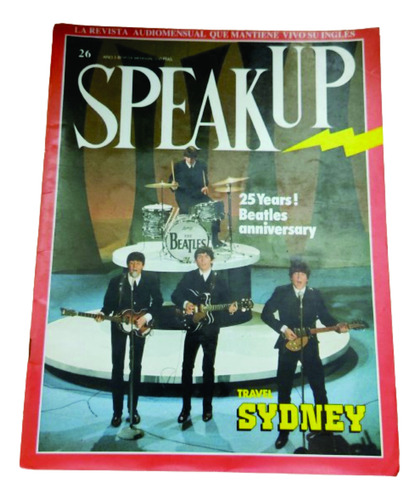 Revista Speak Up Nro 26 The Beatles Mc Cartney Lennon