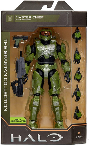 Halo Spartan Collection Figura Master Chief Accesorios