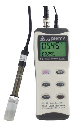 Medidor Ph En Agua Tester Az-8601 Acido Acidez Liquido