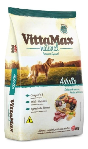 Vittamax Natural Adulto 30kg Razas Medianas Con Regalo