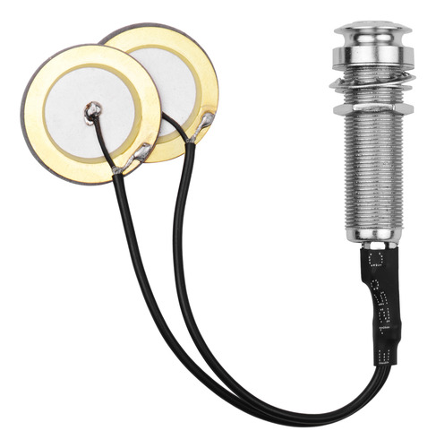 Mini Transductor Guitar Pickup Con Conector De 1/4 De Pulga