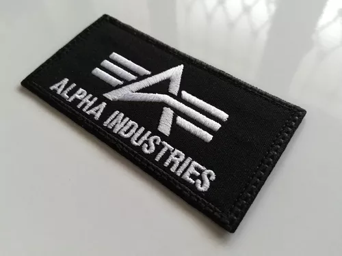 Parche Bordado Alpha Industries Con Velcro | Cuotas sin interés