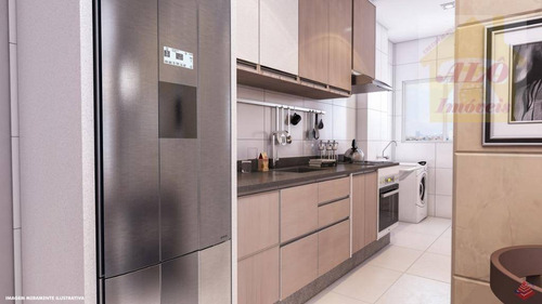 Apartamento Com 2 Dormitórios À Venda, 53 M² Por R$ 248.400,00 - Vila Guilhermina - Praia Grande/sp - Ap3645