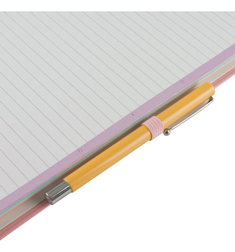 Carpeta Printaform Pastel Universitaria, 3/4'' Con 100 Hojas Salmón