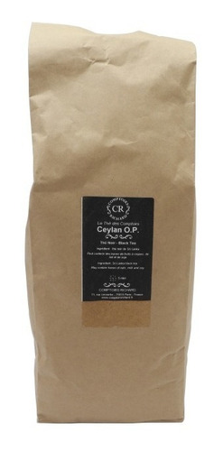 Té Negro Ceylan O. P. A Granel (notas Cítricas Intensas)