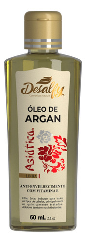 Óleo De Argan Asiática Desalfy 60ml