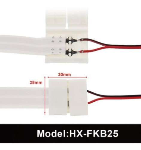 Kit 2 Conectores Fita Elétrica Conecta