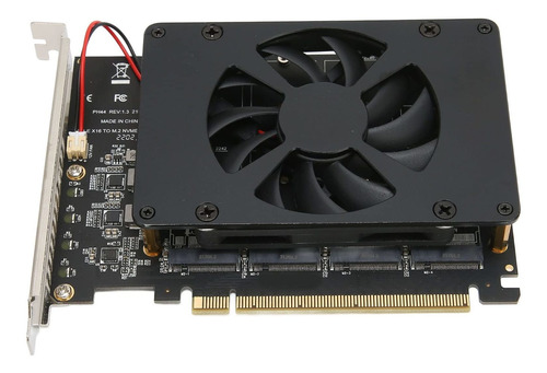 Pusokei M.2 Pcie Adapter With Screw 4.0 X16 To 4 Port