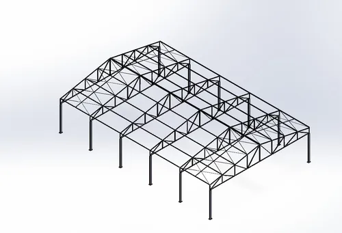 Projeto De Estrutura Metálica Galpão, Mezanino E + Art