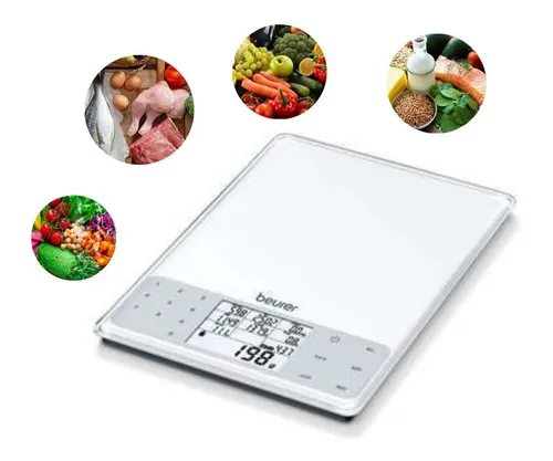 Báscula de cocina con análisis nutricional DS-61