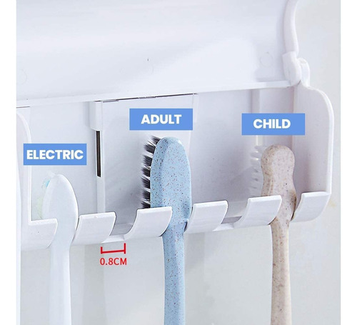 Imagen 4 de 6 de Waycom Dust-proof Dispensador De Pasta Dental Exprimidor De