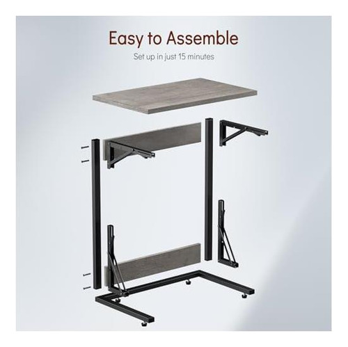 Tatub 24 Plegado De Mesa En Forma De C Plegable De 2, De De