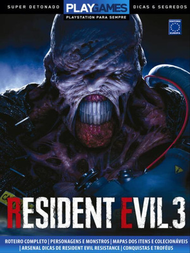 Super Detonado Dicas E Segredos - Resident Evil 3, De Editora Europa., Vol. 1. Editorial Europa, Capa Mole, Edição 2020-05-01 00:00:00 Em Português