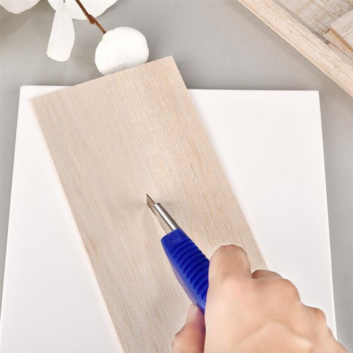 Imagen 3 de 4 de Madera De Balsa 300 X 100 X 1mm 5un