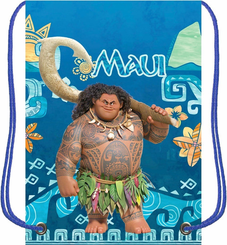 10 Morralitos Dulceros Infantiles Maui Y Moana + Regalo*