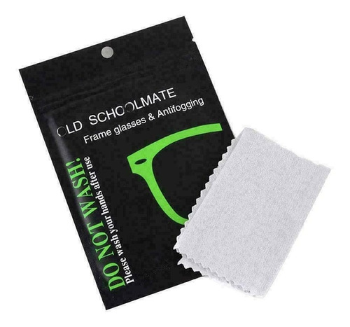 2 Paño Antiempañante Lentes Reutilizable 660 Veces Franela