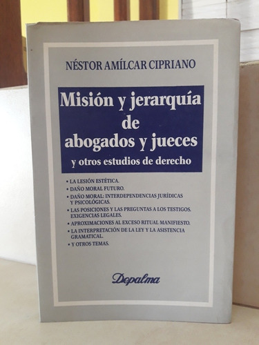 Derecho. Misión Y Jerarquía De Abogados Y Jueces. Cipriano