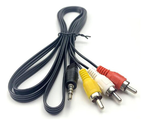 Cables De Audio, 3,5 Mm A 3 Rca, 1,5 M, 5 Unidades