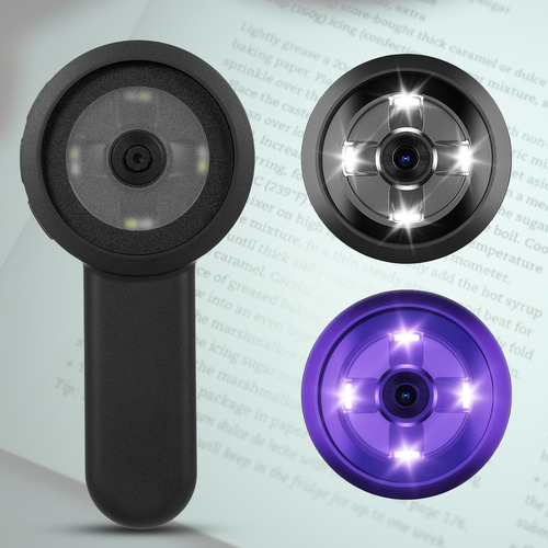 . Lupa Digital 100x Com Tela Ips 2.0 E Luz Para