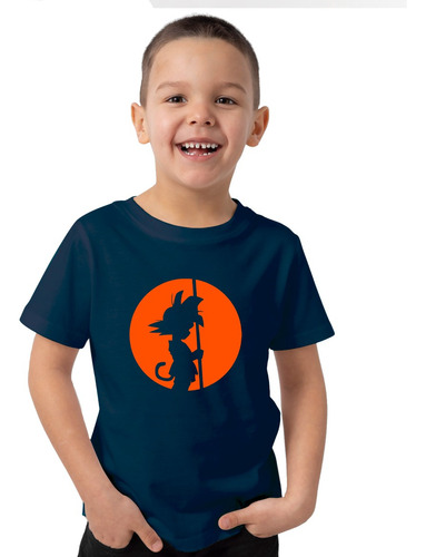 Remera Algodon Niño Dragon Ball Goku Anime 