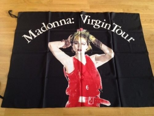 Madonna -  Virgin Tour Bandeira Grande Importada Raro