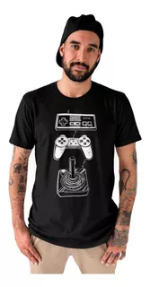 Camiseta Masculina Controles Videogame Gamer Geek Nerd