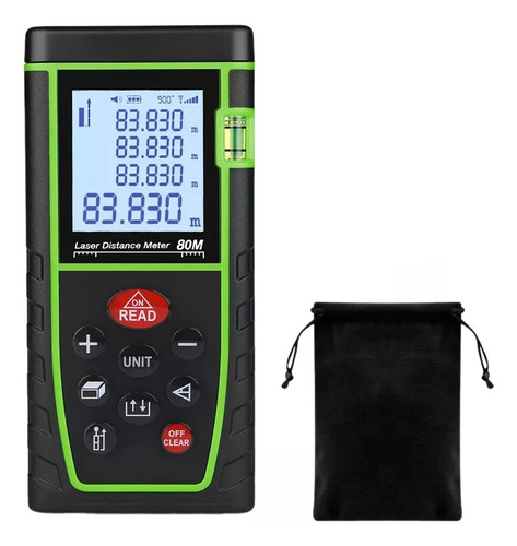 Medidor De Distancia Laser 80 Metros Ultrasónico Volumen