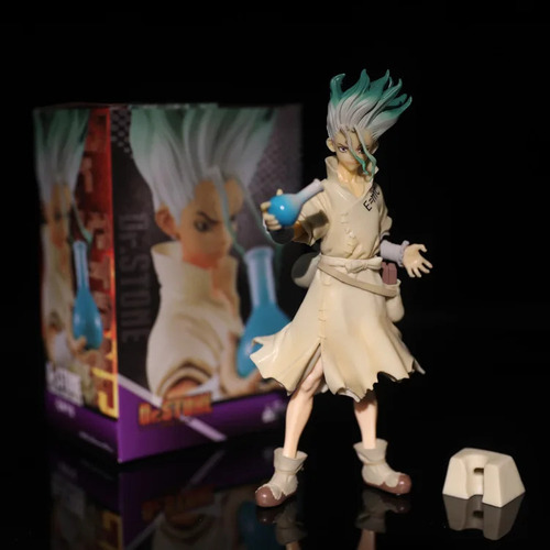 Figura De Juguete Dr. Stone Ishigami Senkuu, Versión Atril,