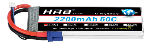 Hrb Bateria Lipo 2s 2200mah 7.4v 50c Ec3 Plug Rc Lipo Bateri