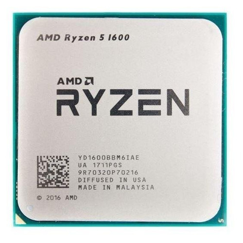 Procesador gamer AMD Ryzen 5 1600 YD1600BBAEBOX  de 6 núcleos y  3.6GHz de frecuencia