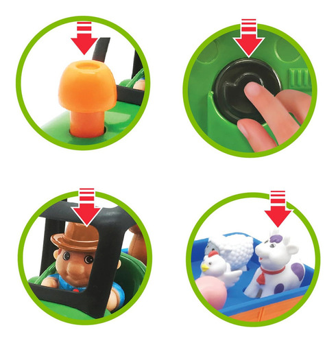 S+ Kiddieland: Light N' Sound: Tractor Agrícola: Vehículo Y