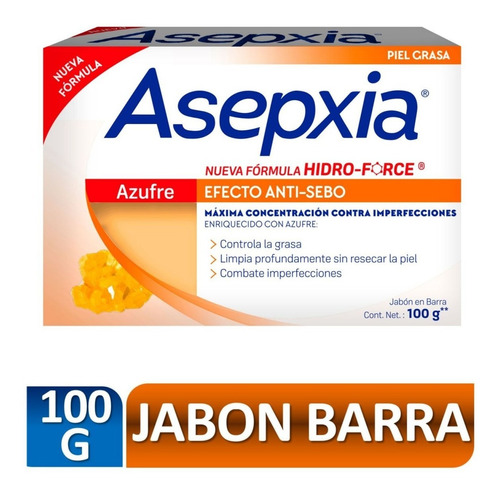 Jabon Azufre Asepxia Anti-acné Magistral Lacroze